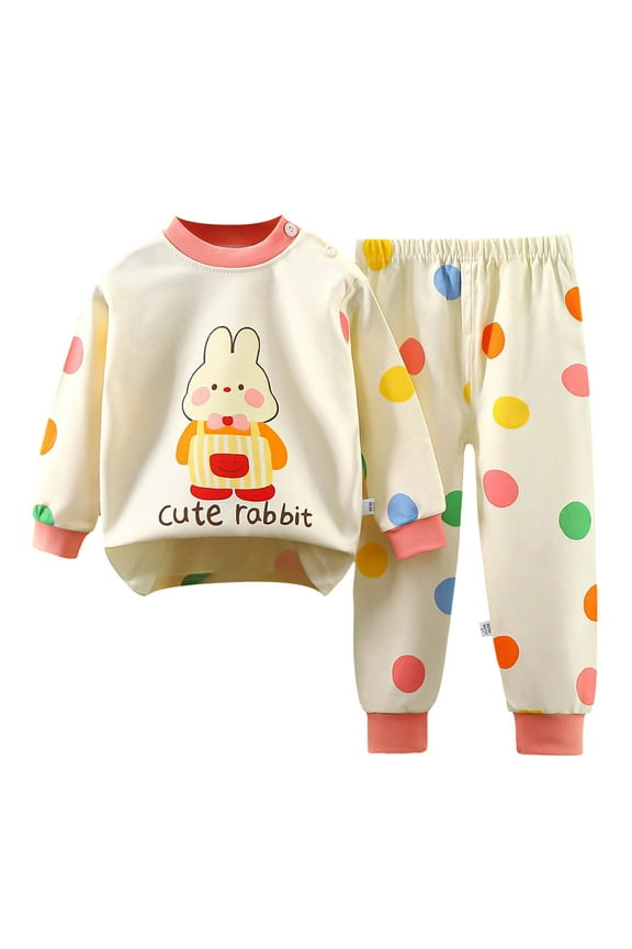 Toddler Baby Girl Clothes 6 12 18 24 Months Fall Outfits Long Sleeves Sweatshirt Pants Set 1-5T,Sizes 12-18 Months