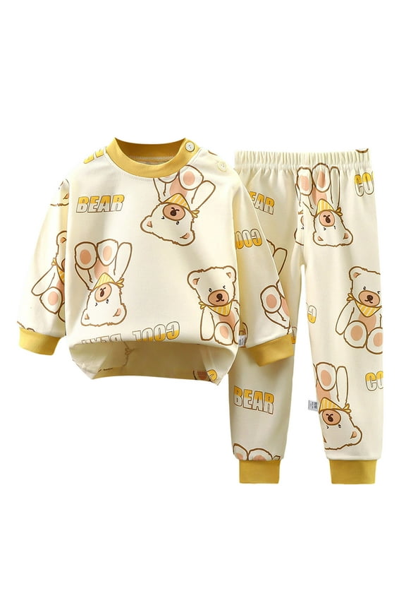 Toddler Baby Girl Clothes 6 12 18 24 Months Fall Outfits Long Sleeves Sweatshirt Pants Set 1-5T,Sizes 12-18 Months