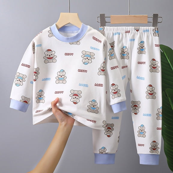 HCNTES Toddler Baby Girl Clothes 6 12 18 Months 2T 3T 4T Long Sleeve Pullover Sweatshirt Pants Fall Winter Outfit Loungewear,Sizes 3-6 Months