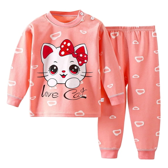 HCNTES Toddler Baby Girl Clothes 6 12 18 Months 2T 3T 4T Long Sleeve Pullover Sweatshirt Pants Fall Winter Outfit Loungewear,Sizes 6-12 Months