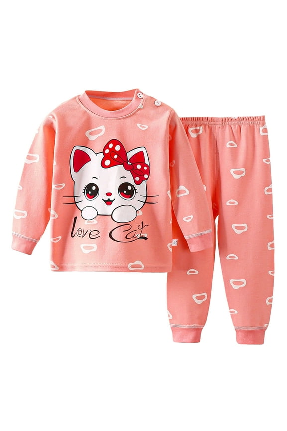 Toddler Baby Girl Clothes 6 12 18 Months 2T 3T 4T Long Sleeve Pullover Sweatshirt Pants Fall Winter Outfit Loungewear,Sizes 6-12 Months