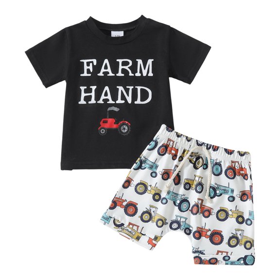 HCNTES Baby Boy Summer Style Plaid and Checkered Short Sleeve Romper and Elastic Ribbed Shorts Outfit,18-24 Months Light Gray