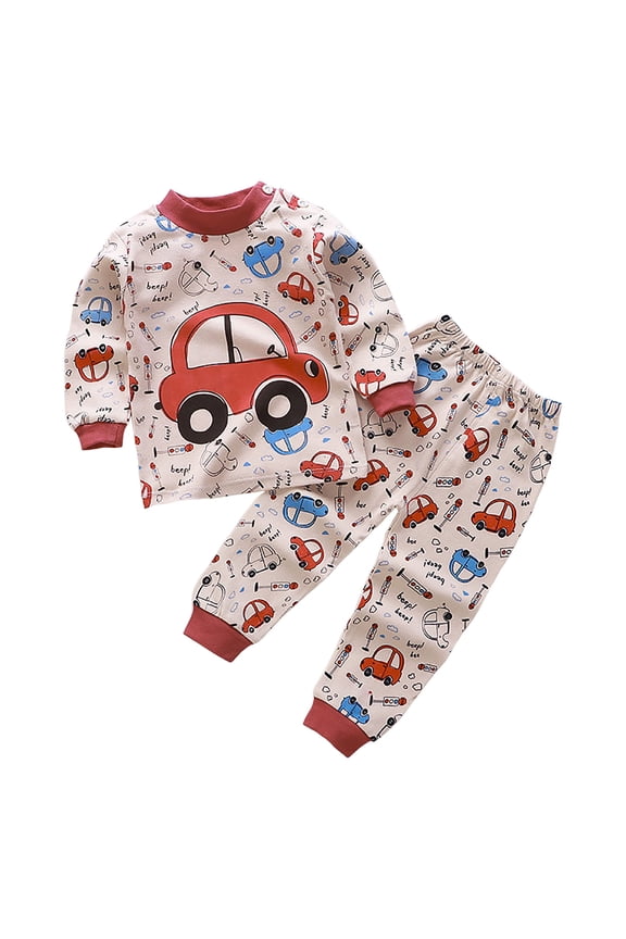 Toddler Boy Clothes Baby Boy Outfit Kids Little Cotton Pullover Sweatshirt Pants Fall Winter Clothes for Boys,Sizes 18-24 Months