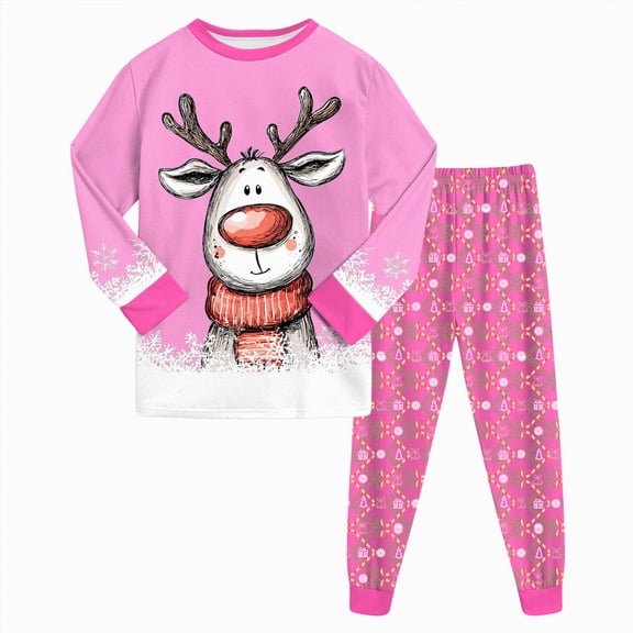 HCNTES Toddler Boy Girl Fall Winter Outfit Long Sleeve Sweatshirt Top Pants Newborn 2PCS Clothes Set,Sizes 4-5 Years