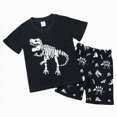 thumbnail image 1 of HCNTES Toddler Boy Pajamas Truck Summer Pjs for Boys Sleepwear Cotton Kids Short Sets Clothes Baby Boy Clothes, 1 of 9