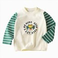 thumbnail image 1 of HCNTES Toddler Boy Shirts Boys Girls Graphic Printed T-Shirt Crewneck Long Sleeve Tees, 1 of 4