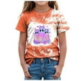 thumbnail image 1 of HCNTES Toddler Halloween Shirt Baby Boy Girl Cute Ghost Tshirt Pumpkin Short Sleeve Tee Top Kids Spooky Season Fall Outfit(R401-Orange,9-10 Years), 1 of 4