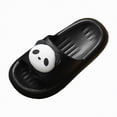 thumbnail image 1 of HCNTES Toddler Kids Unisex Slippers Soft Sole Non-Slip Sandals for Children's Summer Beach Pool Shower Indoor Comfort(L01-Black,13), 1 of 7