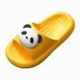 thumbnail image 1 of HCNTES Toddler Kids Unisex Slippers Soft Sole Non-Slip Sandals for Children's Summer Beach Pool Shower Indoor Comfort(L01-Yellow,12), 1 of 7