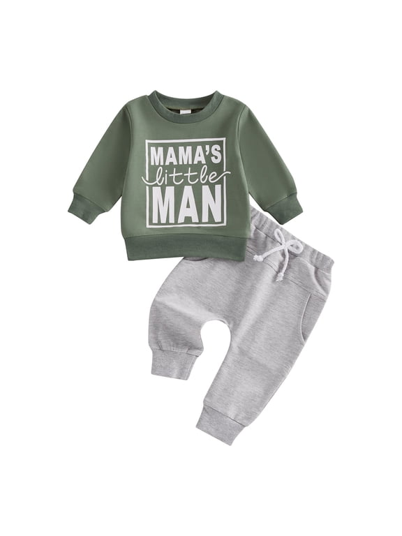 Toddler Little Boy Girl Hooded Sweatsuit Outfits Long Sleeve Sweatshirt Jogger Fall Winter Clothes Set(M111-Green,12-18 Months)