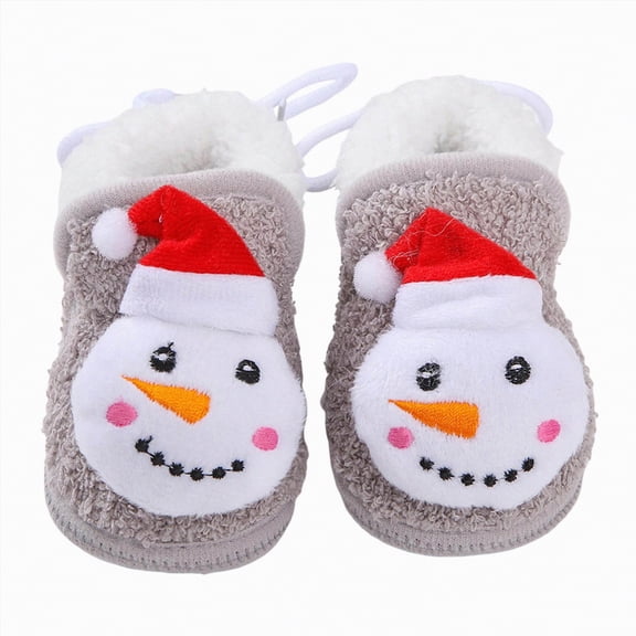 HCNTES Toddler Slippers Litte/Big Kids slippers Cute Design House Slippers Baby Boys Girls Fall Winter Indoor Outdoor Fuzzy Warm Shoes(Grey,5.5)