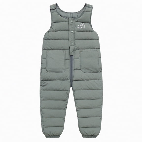 HCNTES Toddler Snow Bib Overalls Children's Waterproof Ski Pants Adjustable Design for Winter Outdoor Adventures(Light Green,18-24 Months)