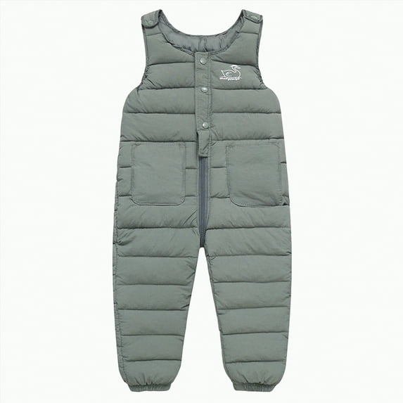 HCNTES Toddler Snow Bib Overalls Children's Waterproof Ski Pants Adjustable Design for Winter Outdoor Adventures(Light Green,18-24 Months)
