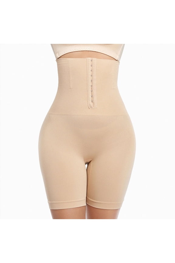 Tummy Control Shapewear for Women - High Waisted Butt Lifting Shapewear Faja Body Shaper Underwear Girdle(Beige,XXXL)