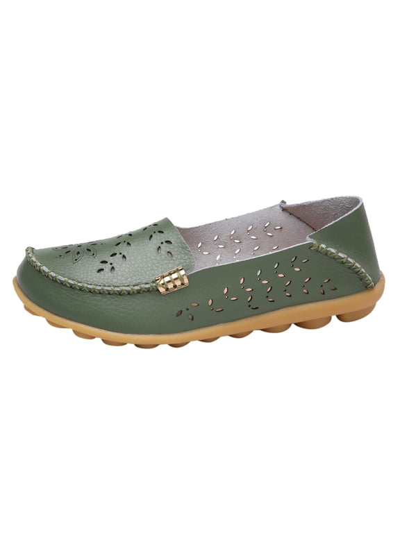 Women's Flats, Foldable Ballet Flats for Women, Round Toe Comfort Light Weight Slip-On Dress Shoes(AG,41)