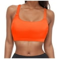 thumbnail image 1 of HCNTES Women's Sexy Ribbed Adjustable Strap Swimsuit Top for Trendy Beach Seeking Women,XL Orange, 1 of 4