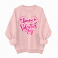 thumbnail image 1 of HCNTES Women's Spring Valentine Long Sleeve Crew Neck Love Heart Graphic Pullover Casual Comfortable Fashion Sweatshirt for Girls(L253-Pink,M), 1 of 9