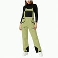 thumbnail image 1 of HCNTES Women's Winter Camping Bib Overalls Waterproof Insulated Pants with Adjustable Straps for Ladies Outdoor Adventures(D-Green,XL), 1 of 4