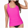 thumbnail image 1 of HCNTES Womens Gradient Rash Guard UPF 50+ Swim Shirts Surfing Top with Thumb Hole(Hot Pink,XL), 1 of 9