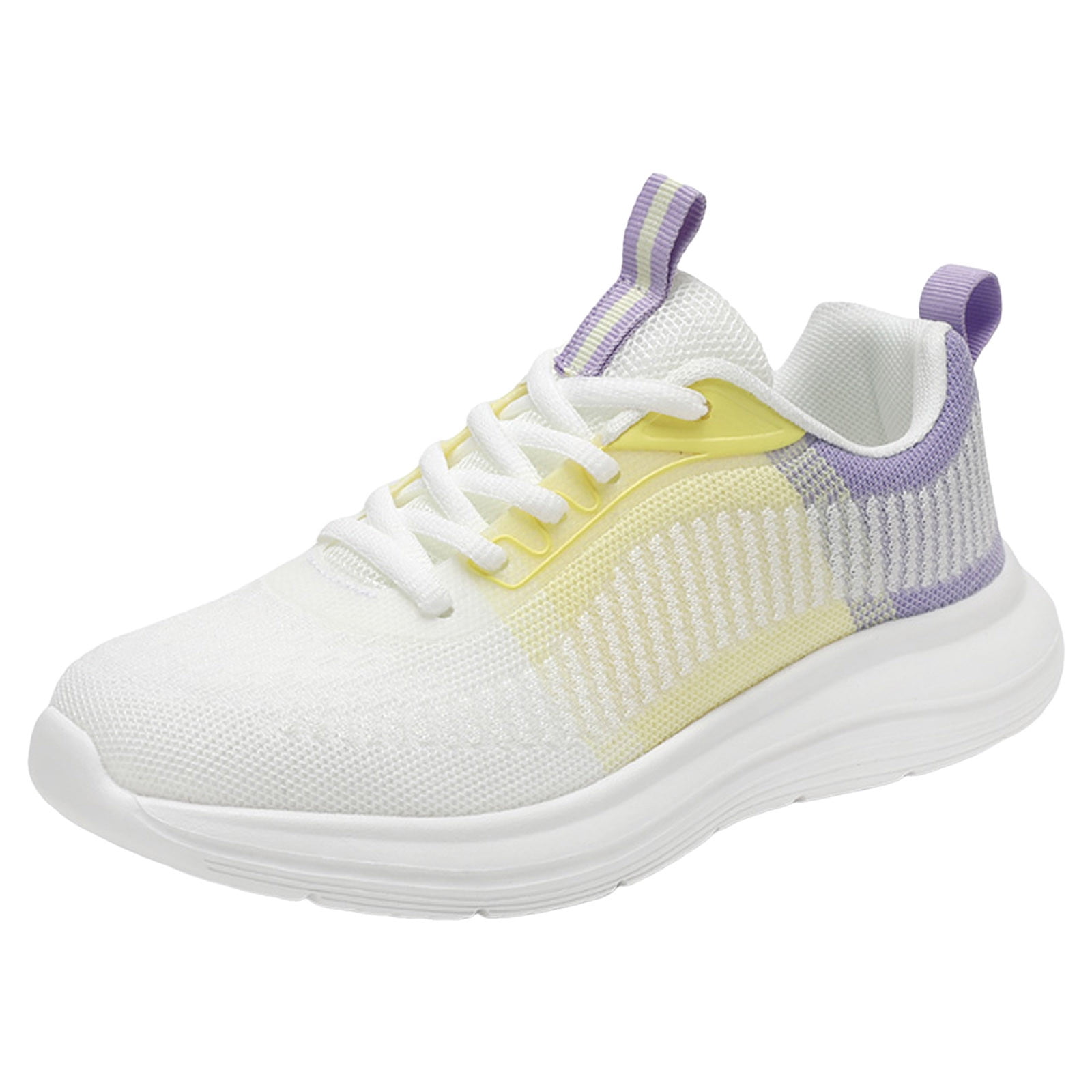 HCNTES Womens Slip On Sneakers Women Walking Tennis Shoes Lightweight Casual Sneakers for Gym Travel Work（Yellow,39)