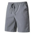 thumbnail image 1 of HCNTES en's Running Athletic Shorts Workout Gym Tennis Short Lightweight Active Sports Basketball(Z03-Grey,XXL), 1 of 5