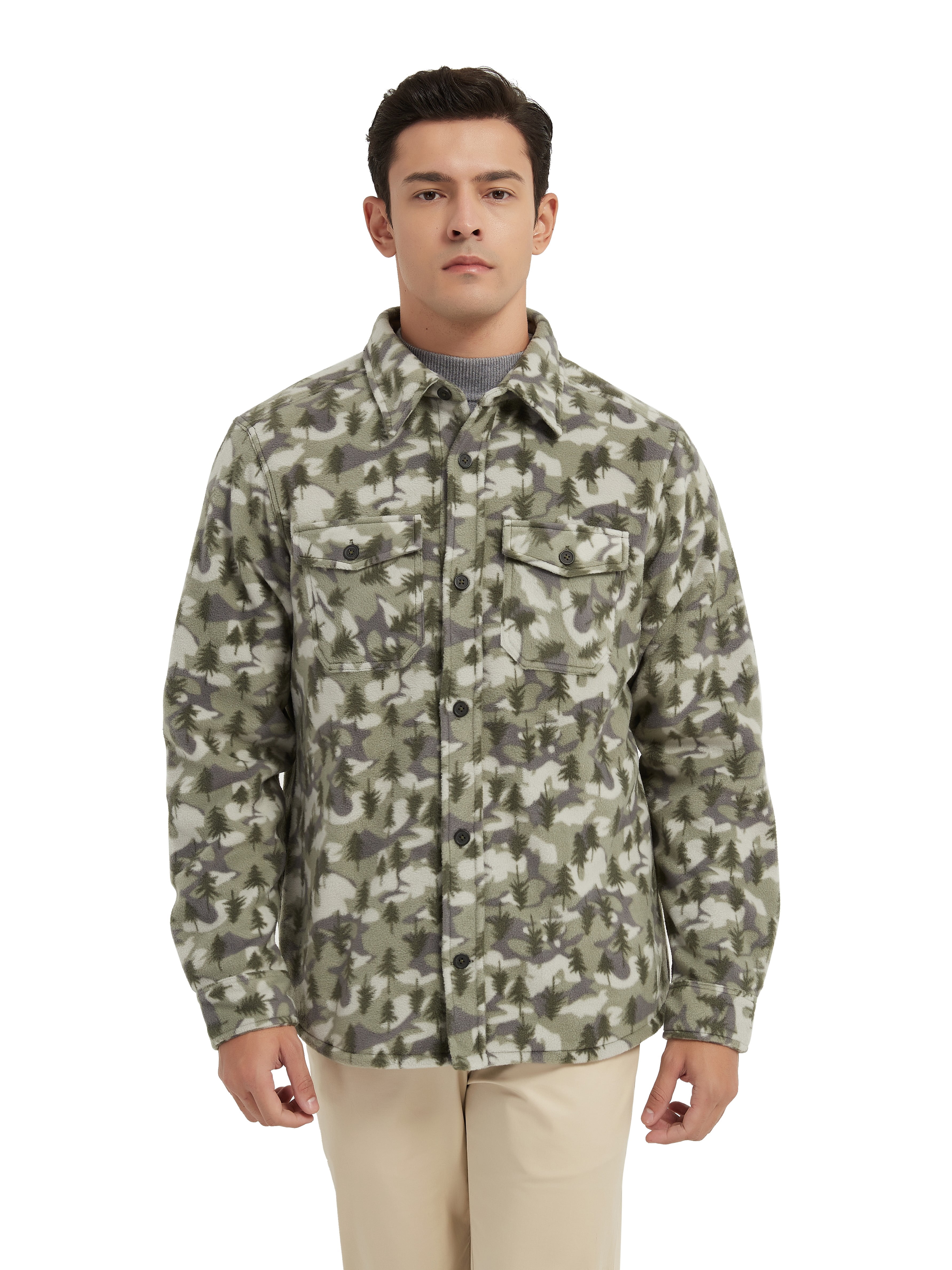 HCO FLEECE BUTTON UP