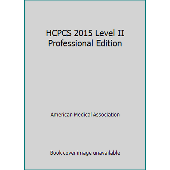 Pre-Owned HCPCS Level II 2015 (HCPCS Level II (American Medical Assn)) (Unknown) 1622021835 9781622021833
