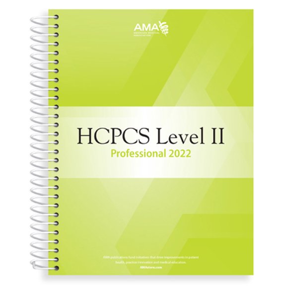 Pre-Owned HCPCS 2022 Level II Professional Edition (Spiral-bound) 1640161619 9781640161610
