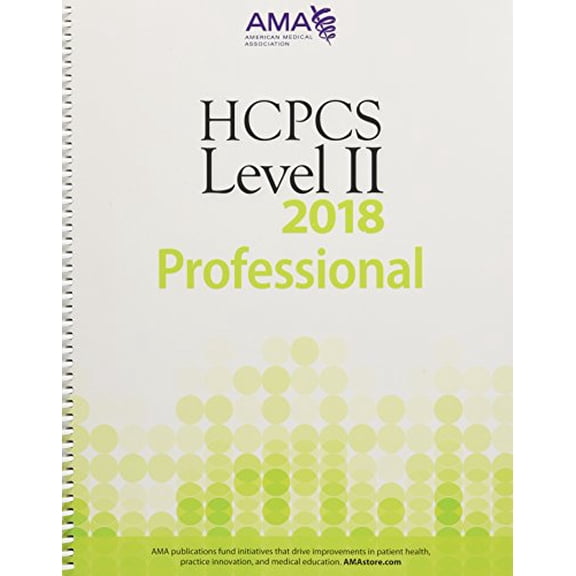 Pre-Owned HCPCS Level II 2018 Professional Edition (Hcpcs Level II (American Medical Assn)) Paperback