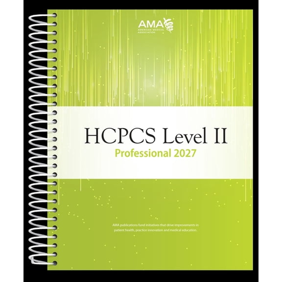 HCPCS Level II Professional 2027 Edition, (Spiral-Bound)