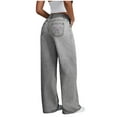 thumbnail image 1 of HCPDER Girls Wide Leg Jeans Girls Clothes Size 10 Girls Jeans Baggy Pants Wide Leg Denim High Waisted Teen Clothes Casual Kids 12-13 Years, 1 of 8