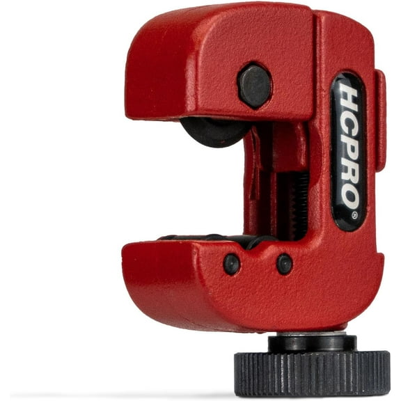 HCPRO Mini Pipe Cutter 1/8" to 7/8"  Compact Tubing Cutter for Copper, Aluminum, Brass & PVC  Close Quarters Tool for Plumbing, HVAC, Brake Lines, and Golf Shafts  Precise Cuts in Tight Spaces