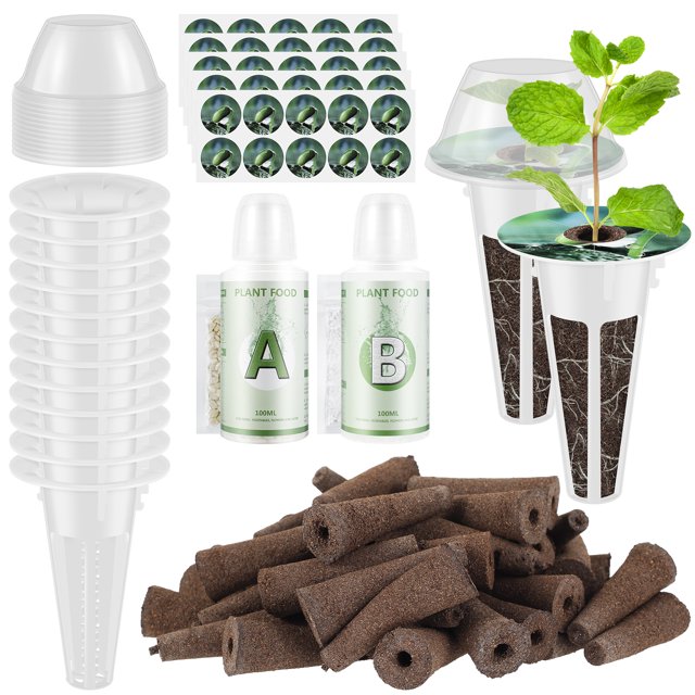 HCQXNSL 128Pcs Seed Pod Kit Grow Anything Kit for Indoor Hydroponics