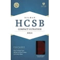 thumbnail image 1 of HCSB Compact Ultrathin Bible, Classic Mahogany LeatherTouch (Hardcover), 1 of 1