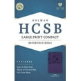 thumbnail image 1 of HCSB Large Print Compact Bible, Purple LeatherTouch (Hardcover), 1 of 1