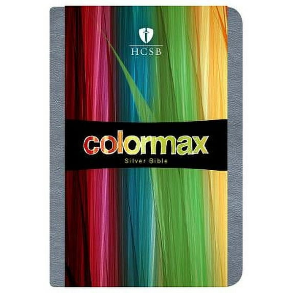 HCSB Large Print Compact Bible, Silver Colormax LeatherTouch (Hardcover)