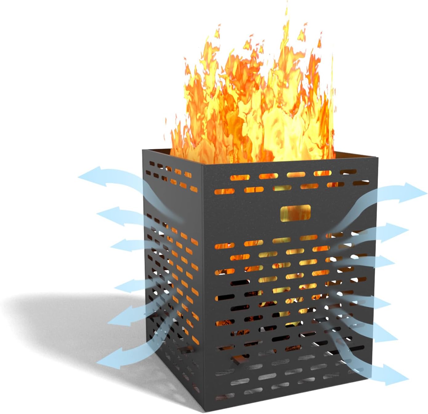 Burn Cage 30 Inch Burn Barrel - 63 Gallon Heavy Duty Yard Waste ...