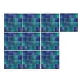thumbnail image 1 of HCTSHG 10-Piece Peel and Stick Ceramic Tile Sticker, 3D Lattice Adhesive Backsplash for DIY, Easy Installation on Subway Tile for Bathroom, Kitchen, RV, and Fireplace, 1 of 7