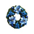 thumbnail image 1 of HCTSHG 11.8 Inch Christmas Ball Wreath Artificial Christmas Wreath Garland Decoration Home Party Decor Xmas Front Door Decorative Hanging Christmas Wreaths Ball Ornaments, 1 of 6