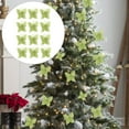 thumbnail image 1 of HCTSHG 12 PCS Glitter Christmas Tree Butterfly Ornaments, Hollow Butterfly Decorations with Clips, Artificial Butterfly Ornaments for Christmas Tree and Holiday Crafts, 1 of 8