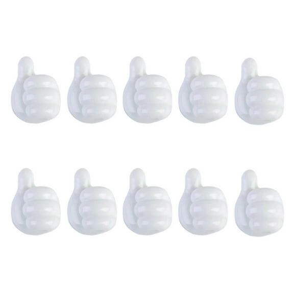 HCTSHG 1PCS Thumb Hook Hub Cable Fixing Device Data Cable Storage and Fixing Device Cable Management Device Scratch Hole and Adhesive Hook,Wall Hooks for Cords, Chargers & USB Cables ﻿