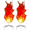 thumbnail image 1 of HCTSHG 2PCS Flame-Less Floating Decorative Prop, Halloween Floating Fireball Prop, Artificial Glowing Suspended Fireball for Halloween Role Playing Party Props, 1 of 9