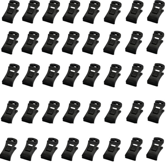 HCTSHG 40pcs Sock Clips: Your Laundry Companion Securely Pair and Hang Sock Chip Clip Plastic Sock Holder Laundry Clips for Pairs Clothes Pins Hanger Clips Food Bag Clips