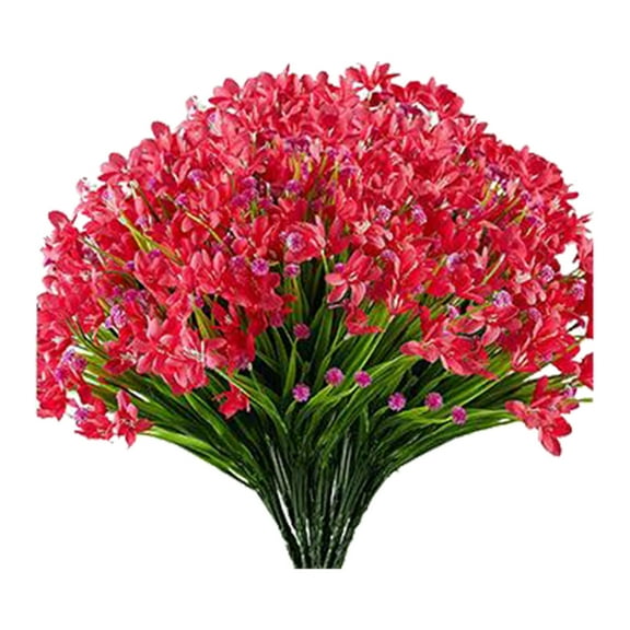 HCTSHG 4PCS Artificial Daffodils, Faux Silk Narcissus Spring Flower Stems, Realistic Fake Flowers for Indoor and Outdoor Home, Wedding, Vase, and Table Arrangement Decor