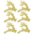 thumbnail image 1 of HCTSHG 6 PCS Jumping Deer Pendant, 2.36 Inch Cute Plastic Christmas Elk Ornaments for Xmas Tree Decor, Festive Home and Party Christmas Decoration, 1 of 8