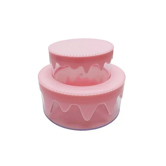 HCTSHG Acrylic Cake Stand with Lid Fillable Cake Stand Floating Clear Cake Stand Cake Riser Cake Tier Round Cake Stand Birthday Wedding Cake Stand Cylinder Stand for Party