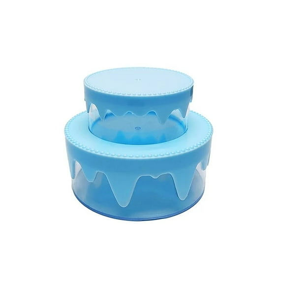 HCTSHG Acrylic Cake Stand with Lid Fillable Cake Stand Floating Clear Cake Stand Cake Riser Cake Tier Round Cake Stand Birthday Wedding Cake Stand Cylinder Stand for Party