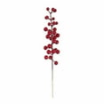 thumbnail image 1 of HCTSHG Artificial Berry Stems Branches, Fake Burgundy Berry Picks Holly Berries for Christmas Tree Xmas Valenintes Wreath Decorations Floral Arrangements Home Holiday DIY Crafts Decor, 1 of 9