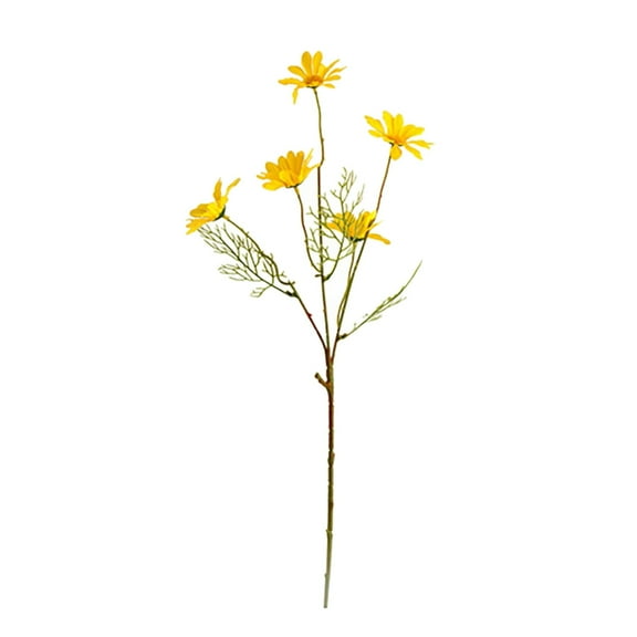 HCTSHG Artificial Flowers Bouquet, Silk Flower Arranging Imitation, for Rustic Home Decor, Indoor Vase and Floral Table Centerpieces, Realistic Looking Faux Flowers for Wedding and Event Decoration