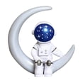 thumbnail image 1 of HCTSHG Astronaut Model Birthday Gift Cake Model Home Decor, Spaceman Statues Space Theme Desktop Decorations Cake Topper Space Cake Decorations Spaceman Astronaut Theme Party Decors ﻿, 1 of 9